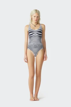 The Navy Blue Body Morphing Swimsuit