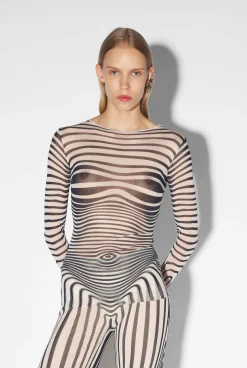 The Navy Blue Body Morphing Top