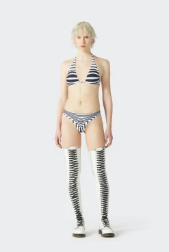 The Navy Blue Body Morphing Bikini Top
