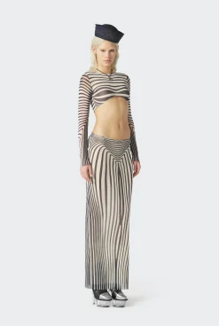 The Navy Blue Body Morphing Skirt
