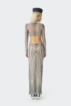 The Navy Blue Body Morphing Skirt
