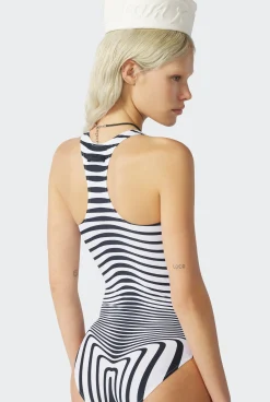 The Navy Blue Body Morphing Swimsuit
