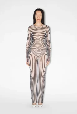 The Navy Blue Body Morphing Dress