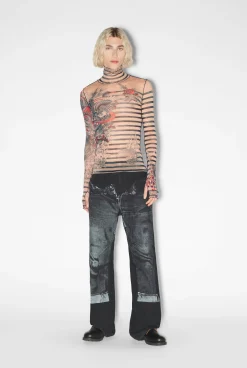 The Nude Sailor Tattoo Top