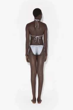 The Pinstripe Body Morphing Bikini Top
