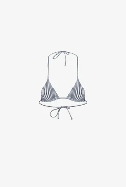 The Pinstripe Body Morphing Bikini Top