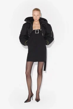 The Quilted Cropped Bomber Jacket