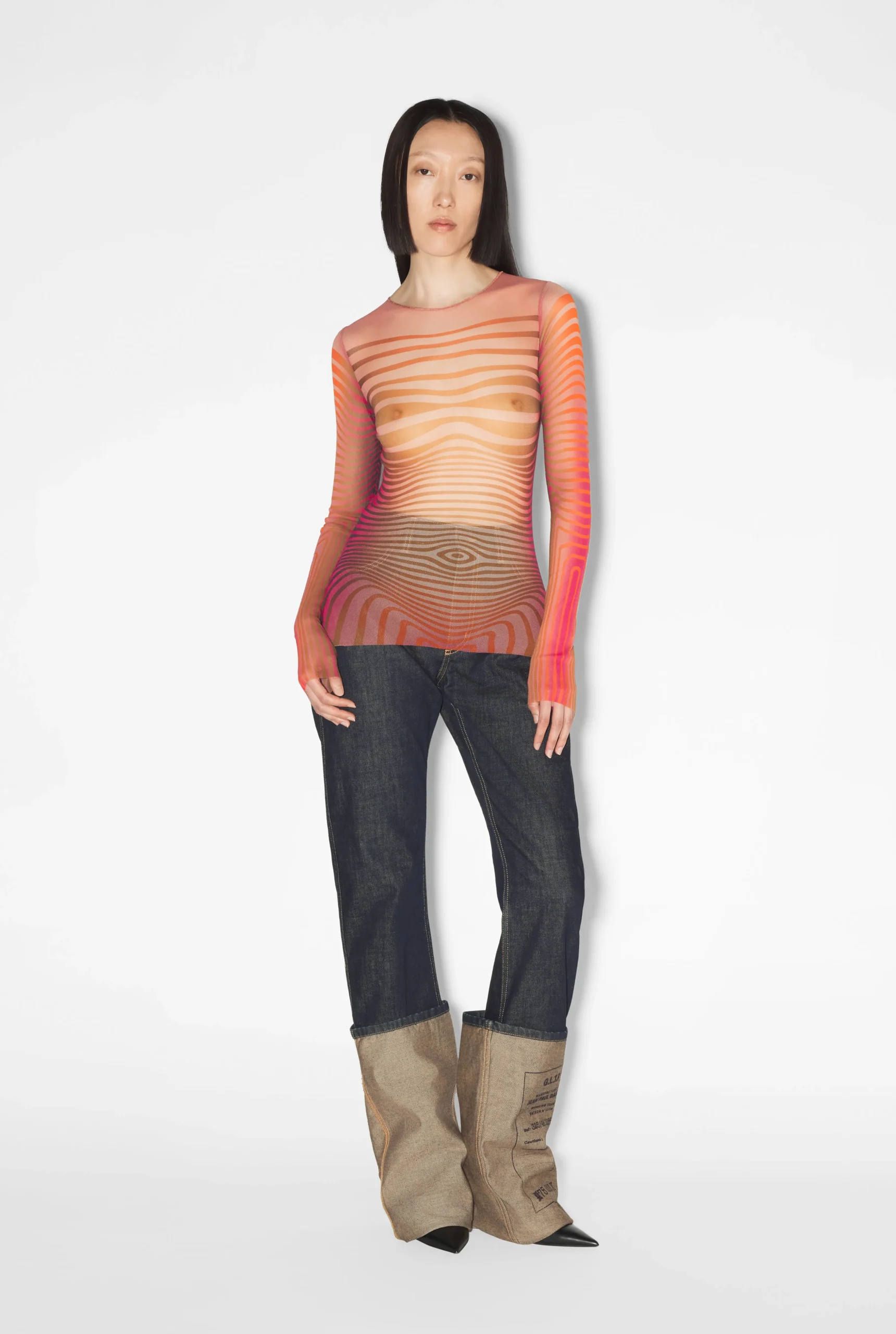 The Red Body Morphing Top