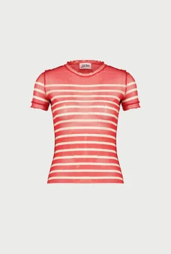 The Red “Crackling” Sailor Top