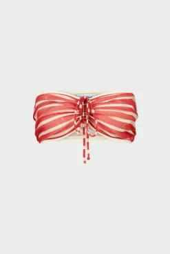 The Red “Crackling” Sailor Bandeau