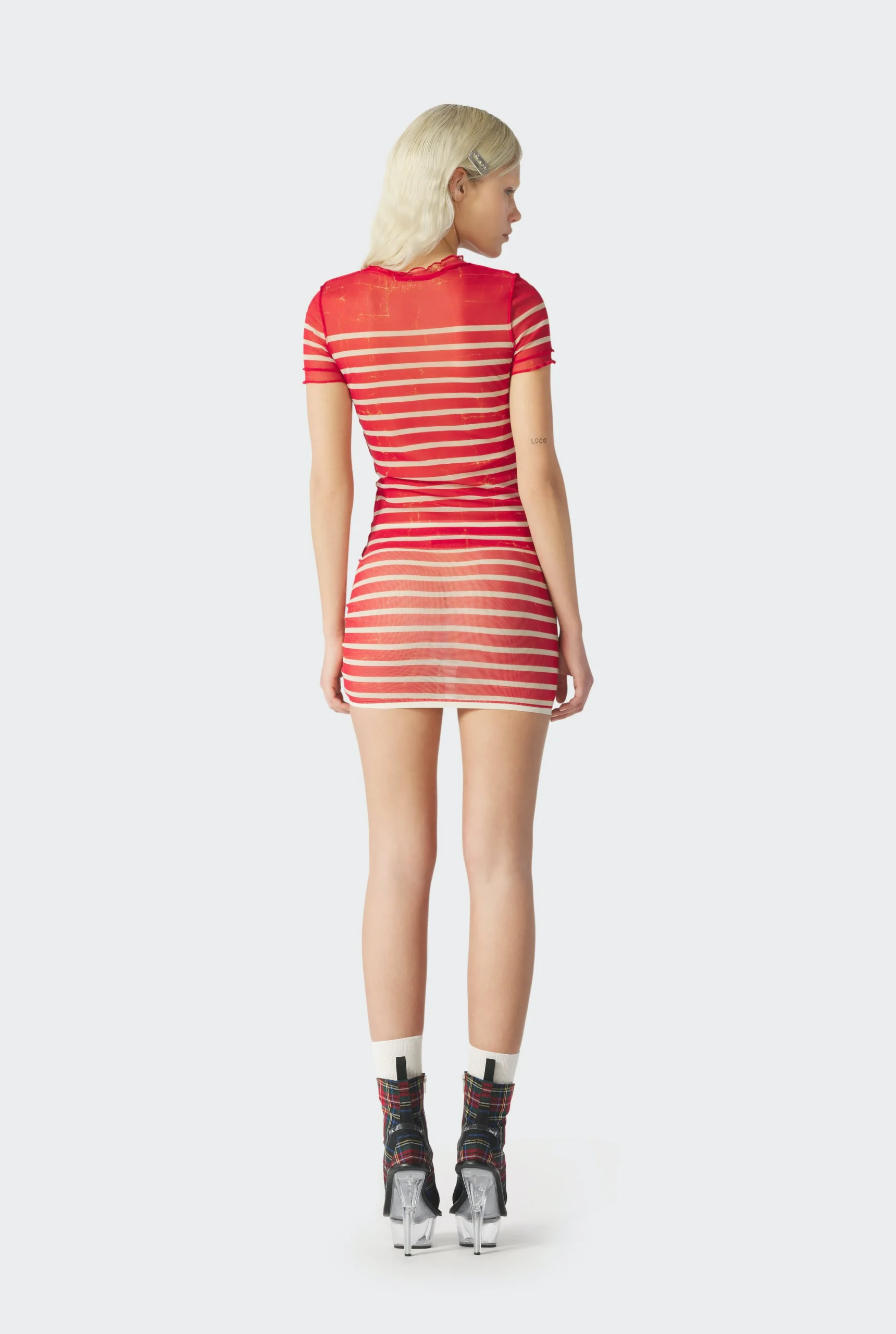The Red “Crackling” Sailor Top