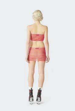 The Red “Crackling” Sailor Bandeau