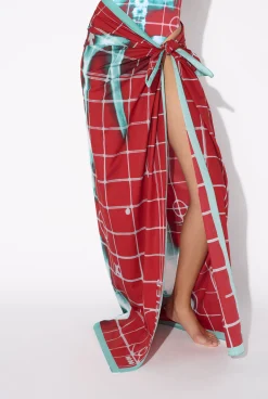 The Red Squeletor Sarong