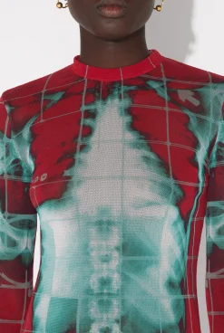 The Red Squeletor Top