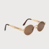 The Rose Gold 56-6106 Sunglasses
