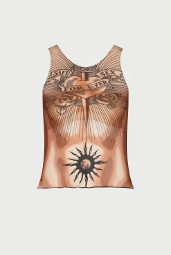 The Safe Sex Tattoo Tank Top