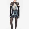 The Short Black Squeletor Dress
