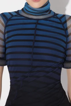The Short 3D Striped Dress