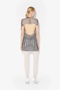 The Short Draped Body Morphing Dress
