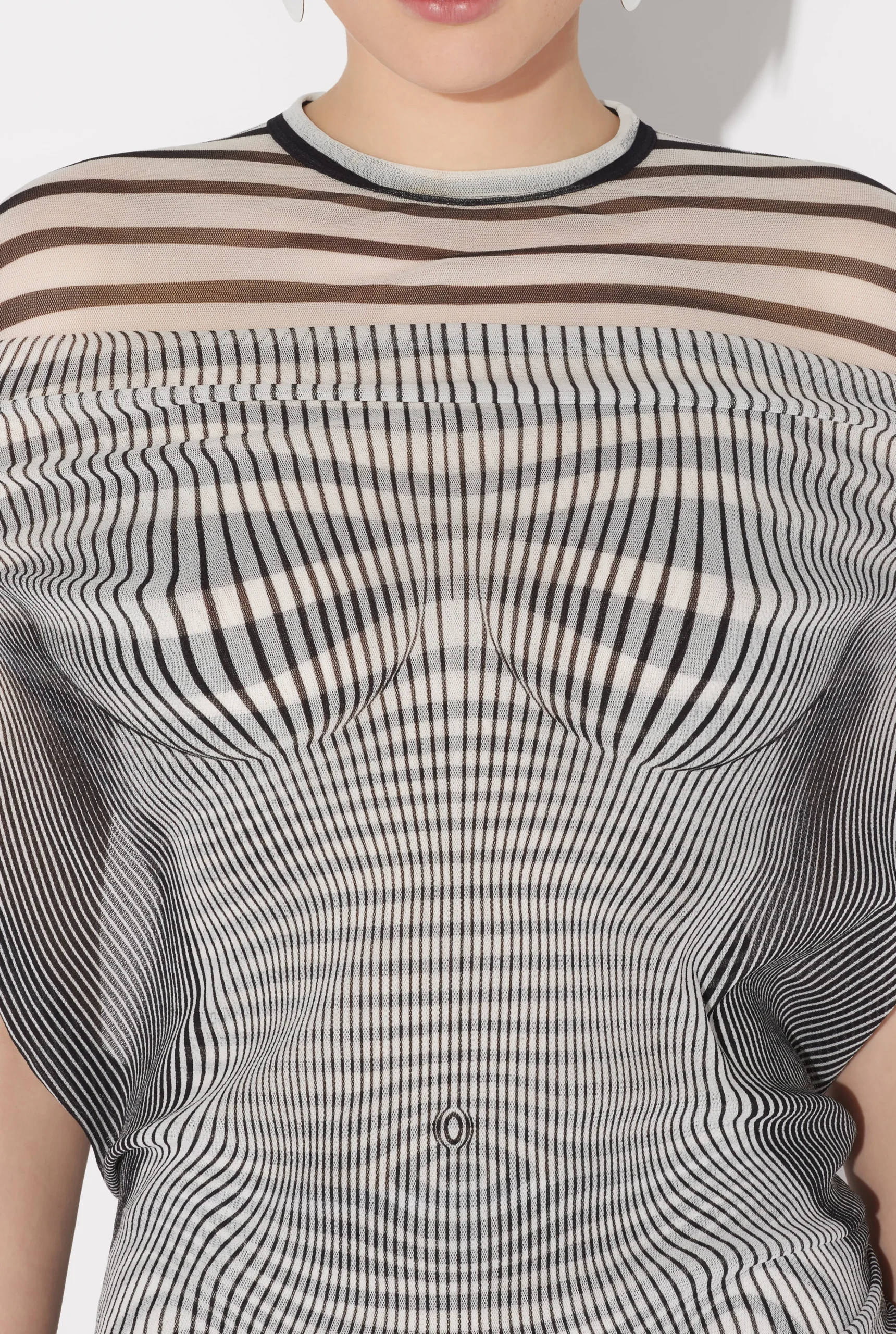 The Short Draped Body Morphing Dress