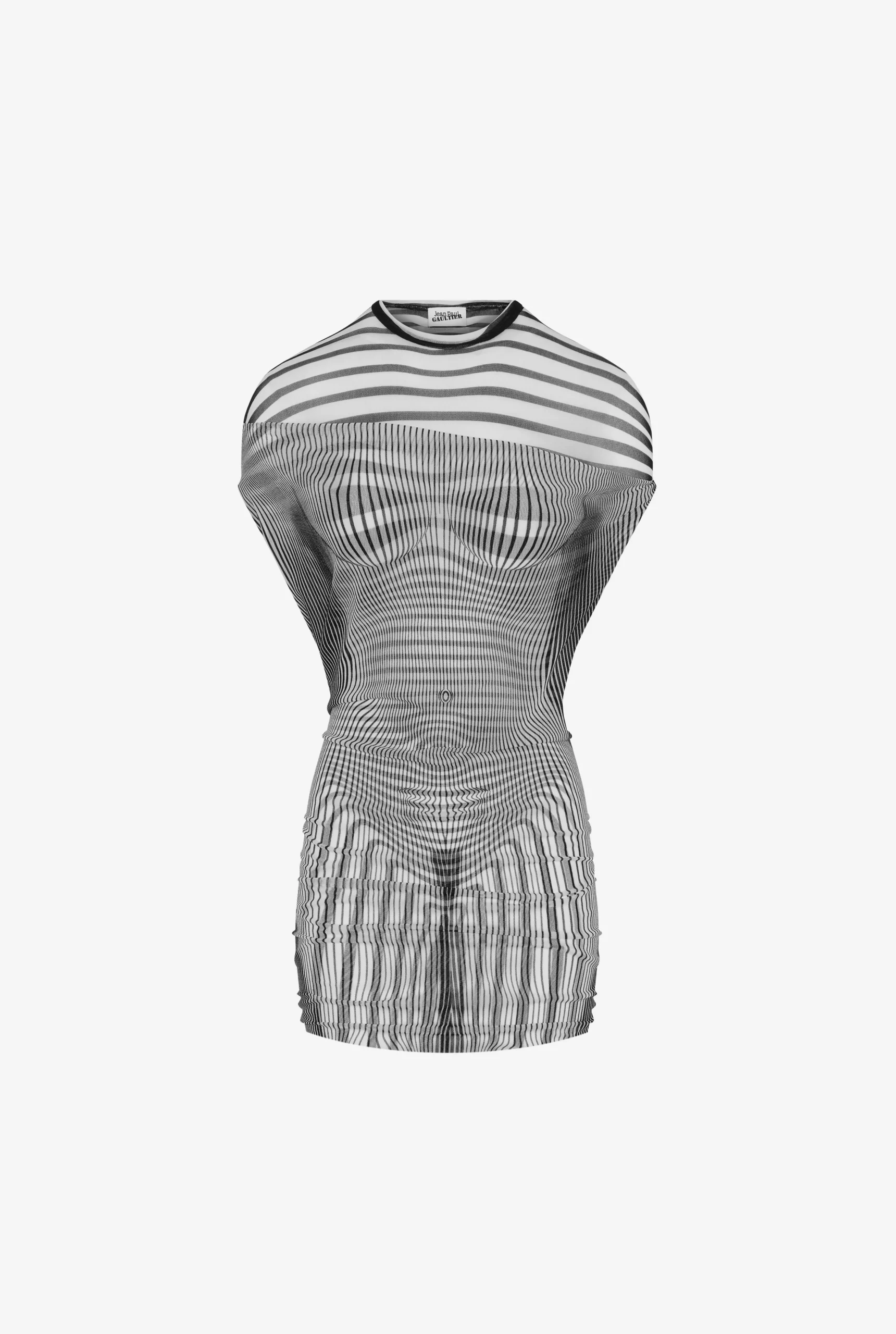 The Short Draped Body Morphing Dress