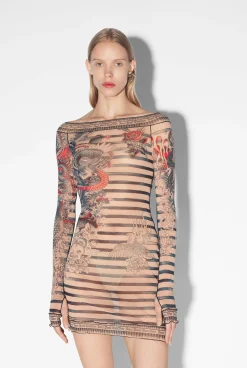 The Short Nude Sailor Tattoo Dress