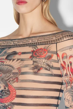 The Short Nude Sailor Tattoo Dress