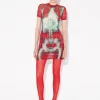 The Short Red Squeletor Dress