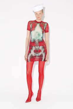 The Short Red Squeletor Dress