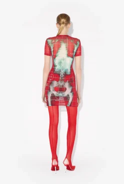 The Short Red Squeletor Dress