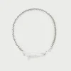 The Silver-Tone Gaultier Safety Pin Necklace