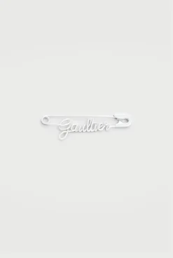 The Silver-Tone Gaultier Safety Pin Earring