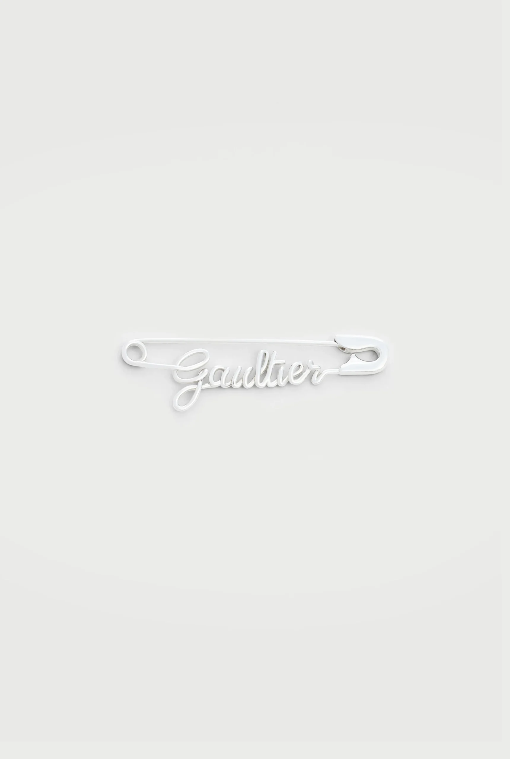 The Silver-Tone Gaultier Safety Pin Earring