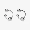 The Silver-Tone Piercing Earrings