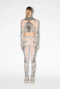 The Sun Tattoo Crop Top