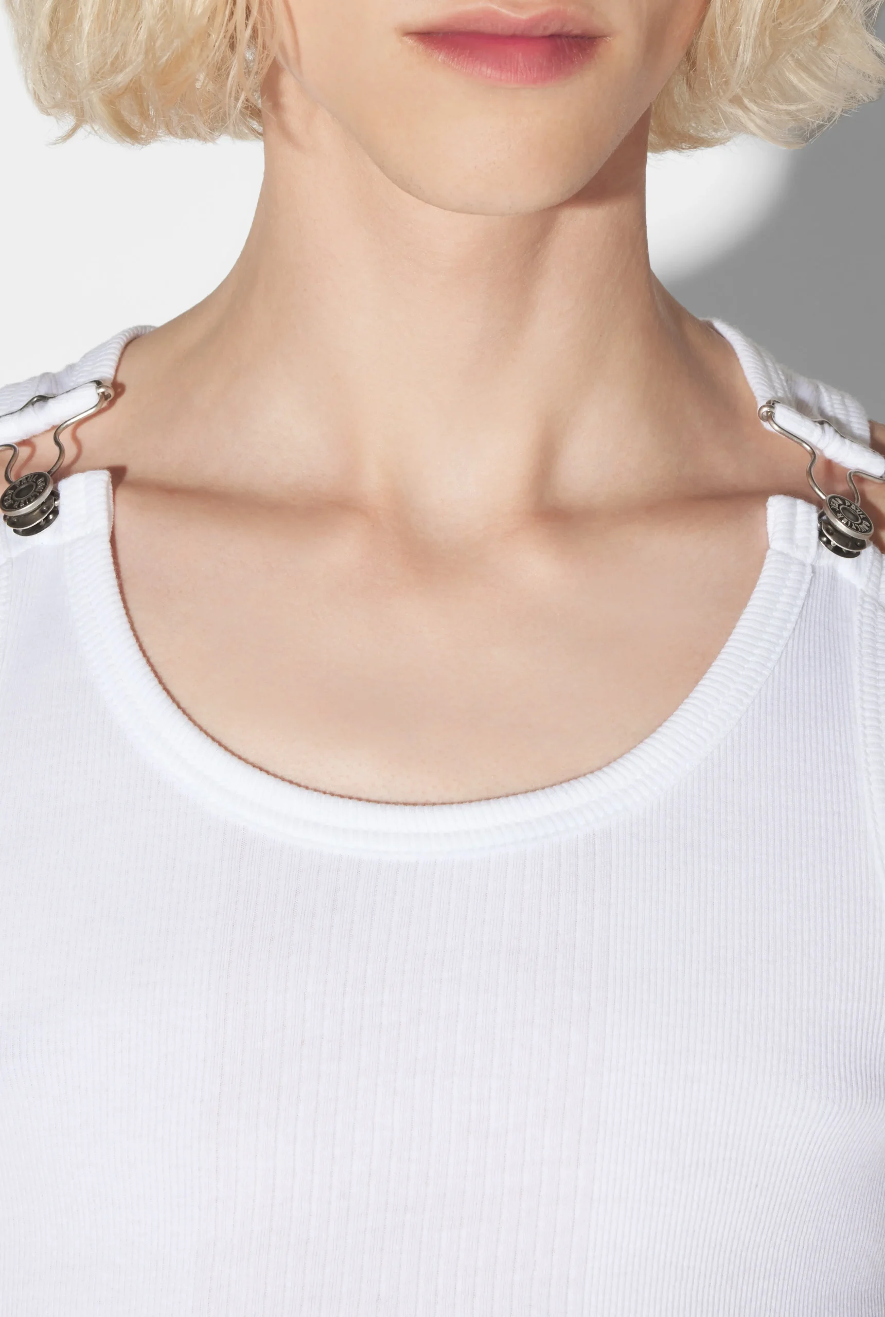 The Tank Top with White Straps