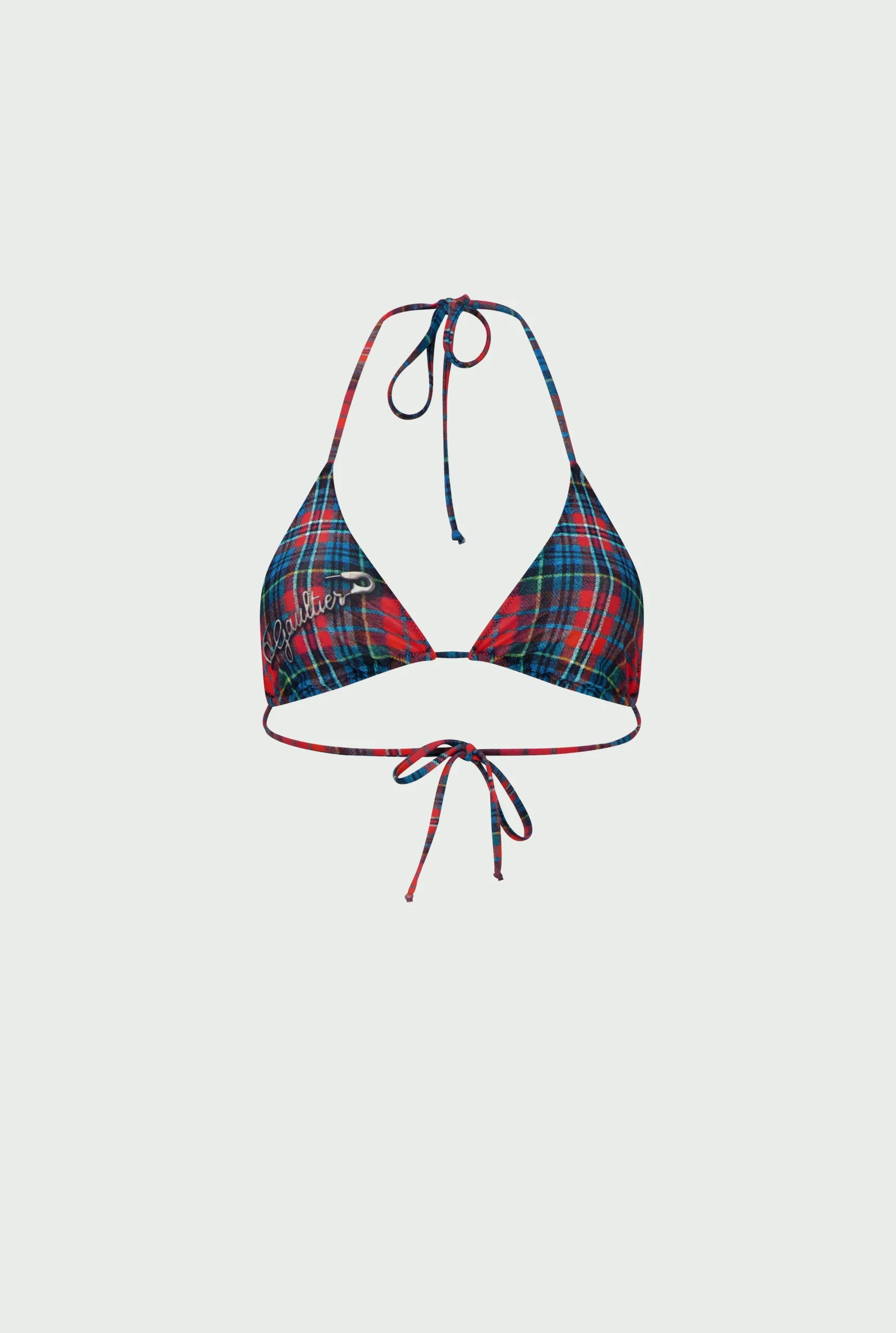 The Tartan Bikini Top