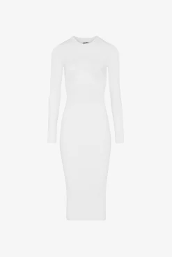 The White Dress with Chevrons