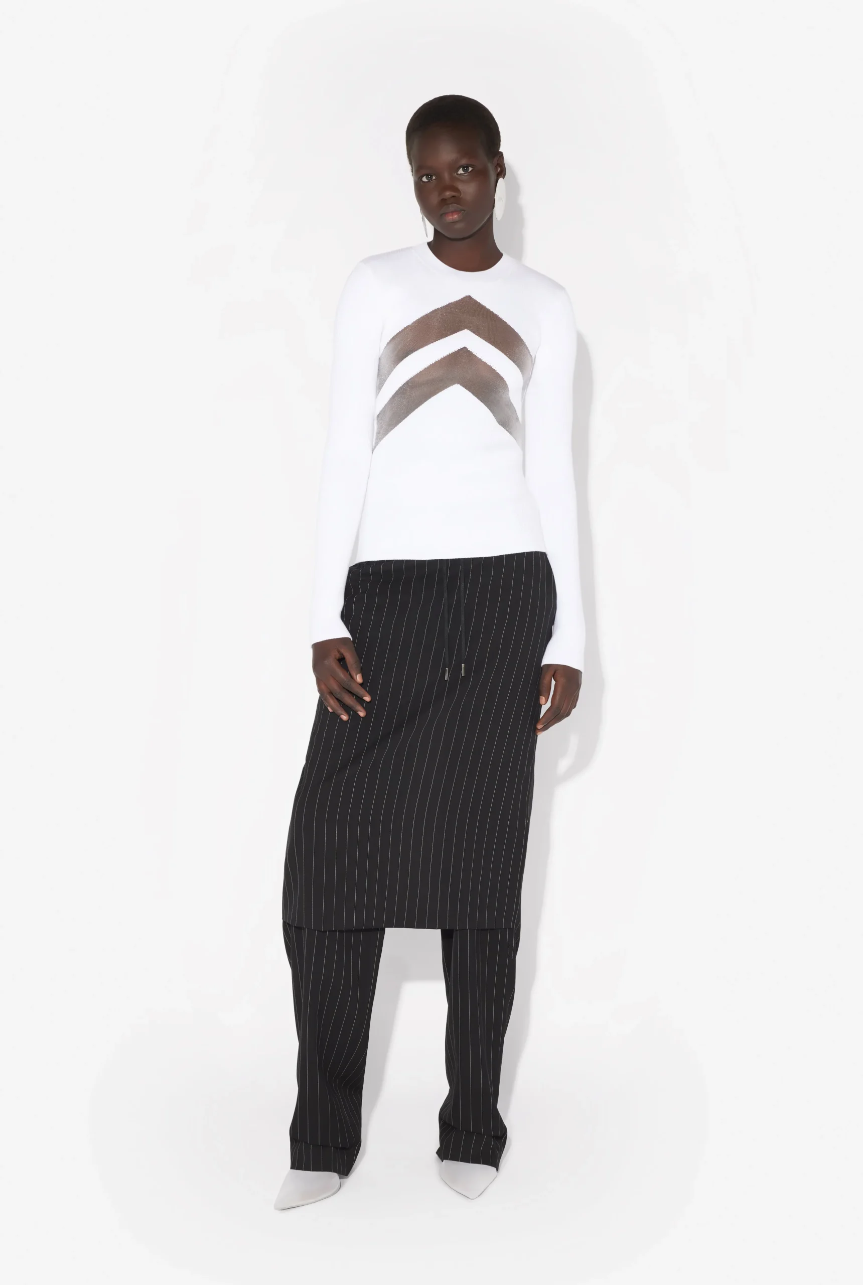 The White Top with Chevrons