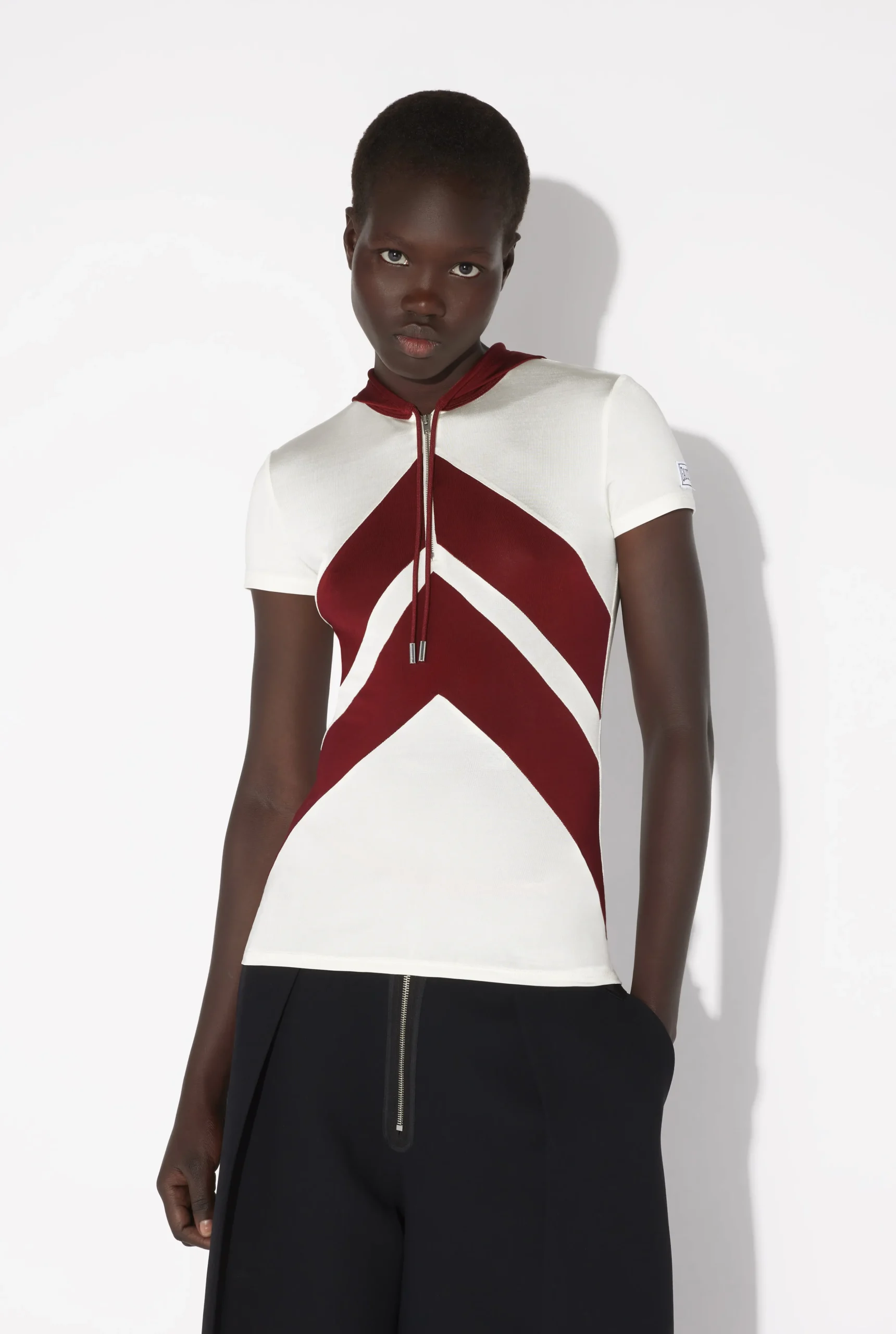 The White T-Shirt with Chevrons